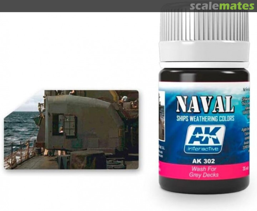 Boxart Naval: Wash for Grey Decks  AK Interactive