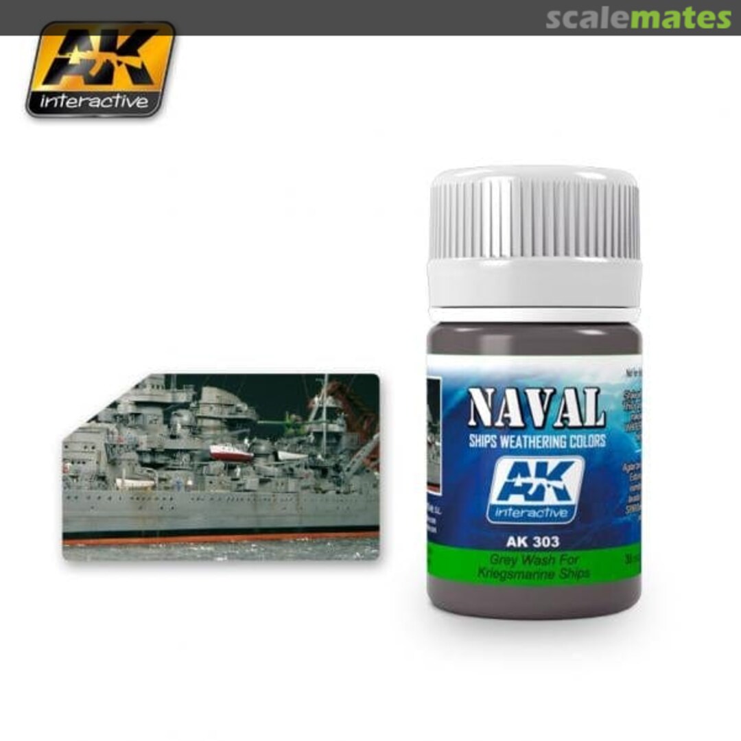 Boxart Naval: Grey Wash for Kriegsmarine Ships  AK Interactive