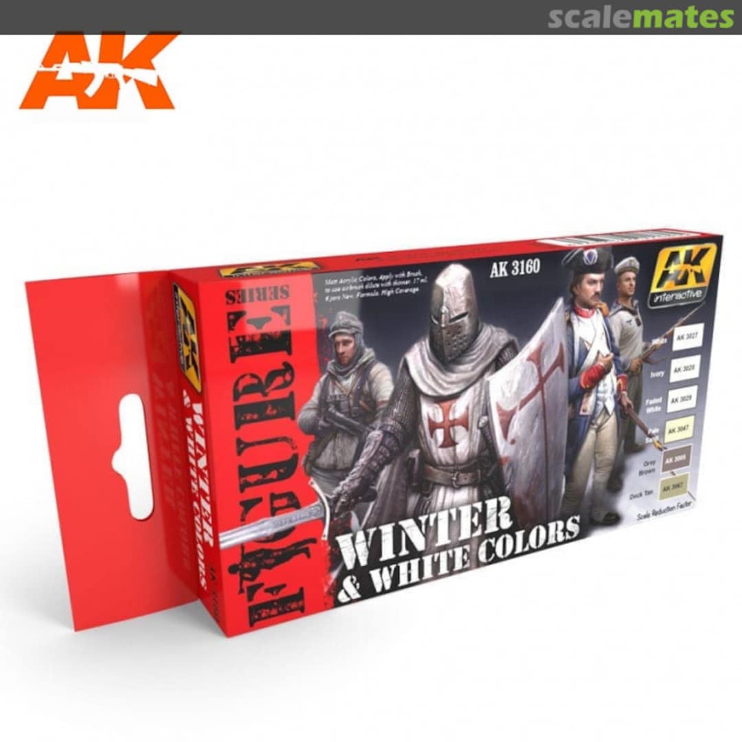 Boxart Winter & White Colors AK 3160 AK Interactive