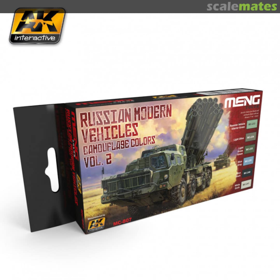 Boxart Russian Modern Vehicles Camouflage Colors Vol.2  Meng Color