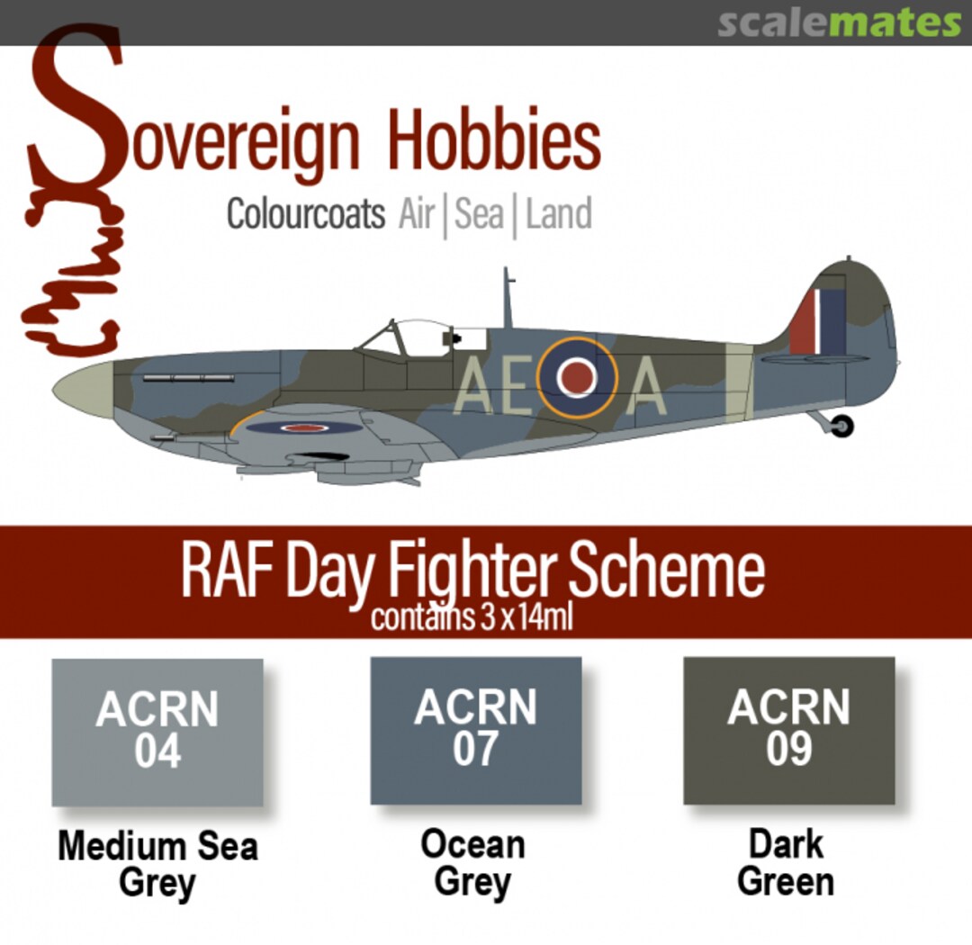Boxart Colourcoats Set RAF Day Fighter Scheme  Colourcoats (since 2014)