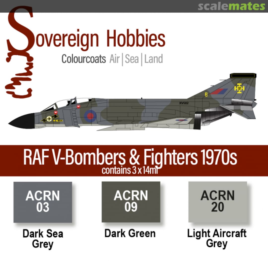 Boxart Colourcoats Set RAF V-Bomber and Fighters 1970s  Colourcoats (since 2014)