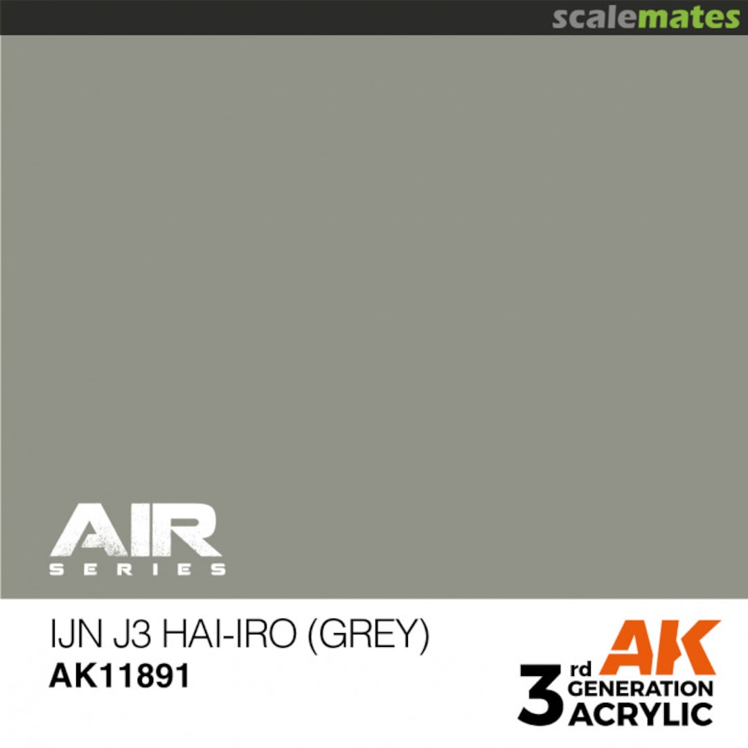 Boxart IJN J3 Hai-iro (Gris)  AK 3rd Generation - Air