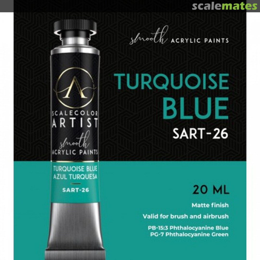 Boxart TURQUOISE BLUE  Scalecolor Artist