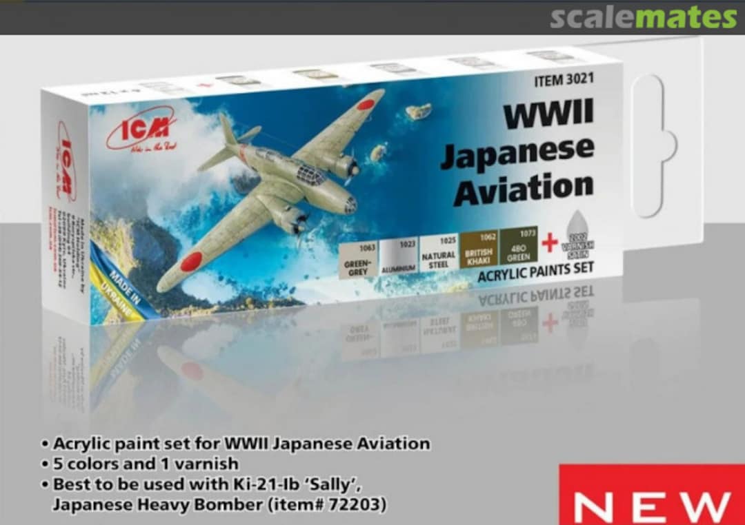 Boxart WWII Japanese Aviation for 72203  ICM