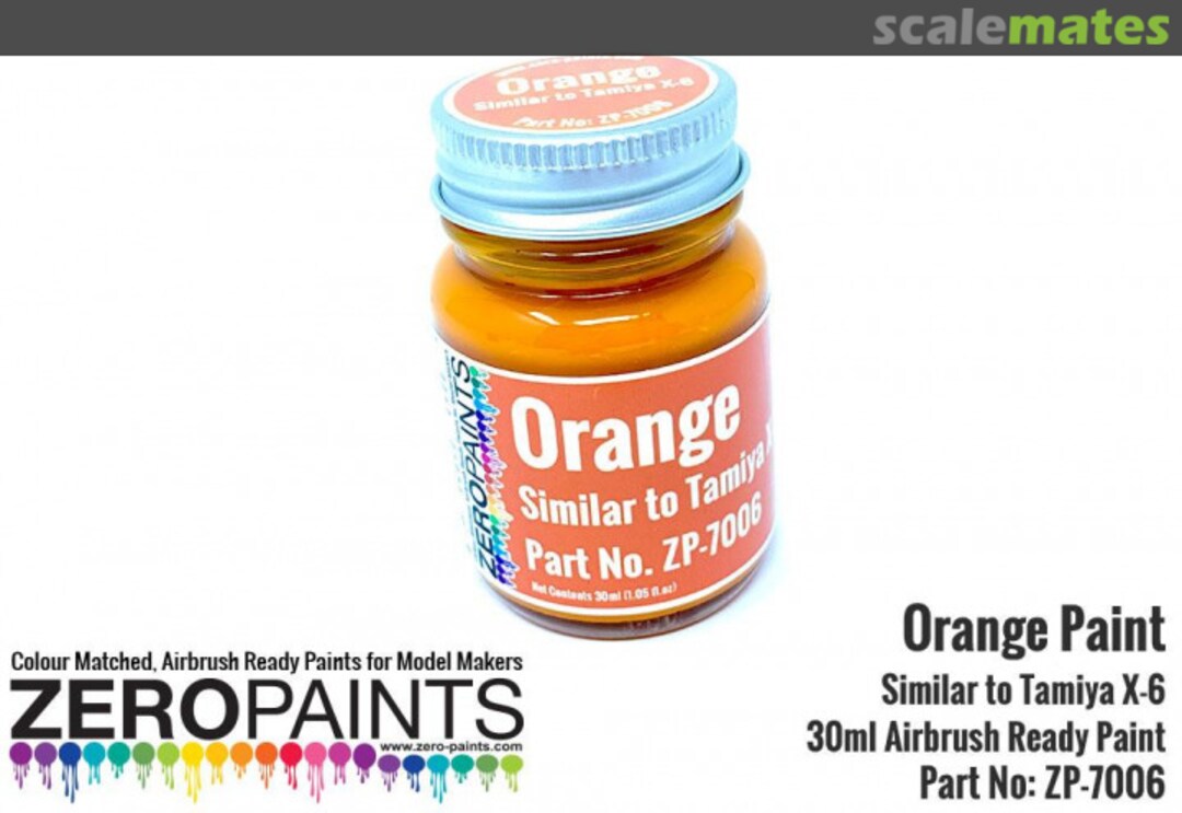 Boxart Orange - Similar to Tamiya X6  Zero Paints