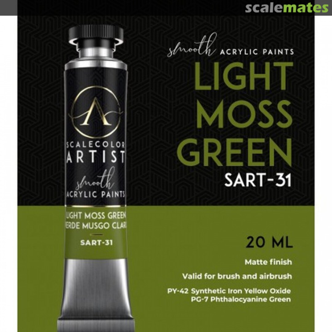 Boxart LIGHT MOSS GREEN  Scalecolor Artist
