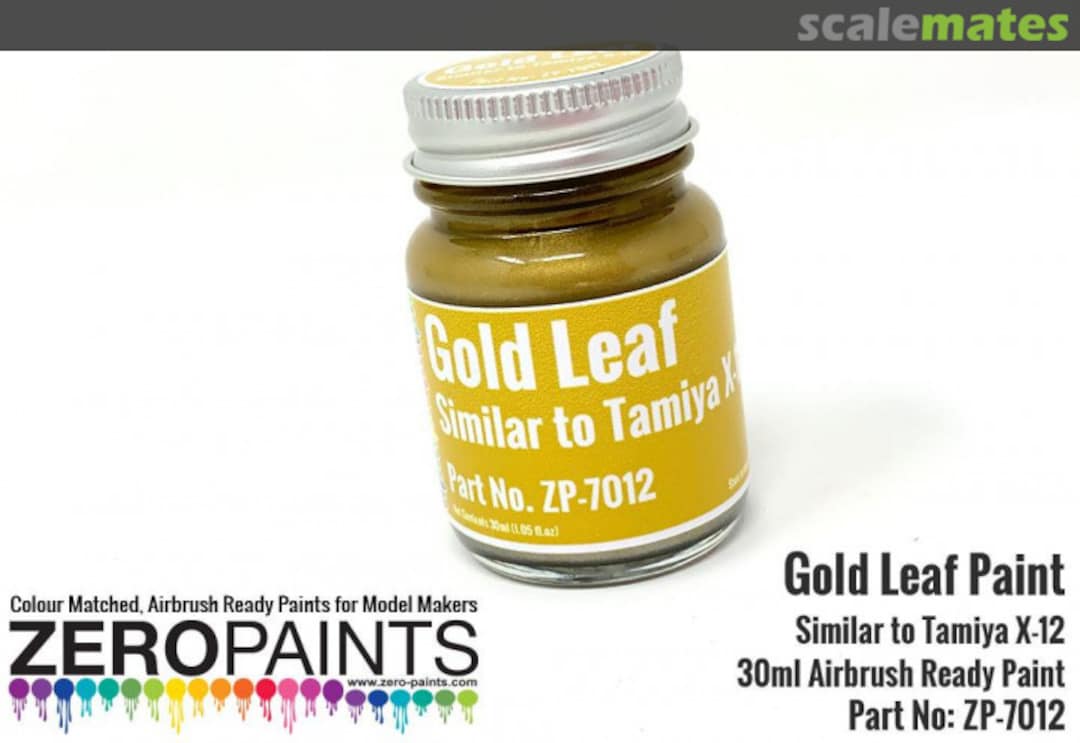 Boxart Gold Leaf - Similar to Tamiya X12  Zero Paints