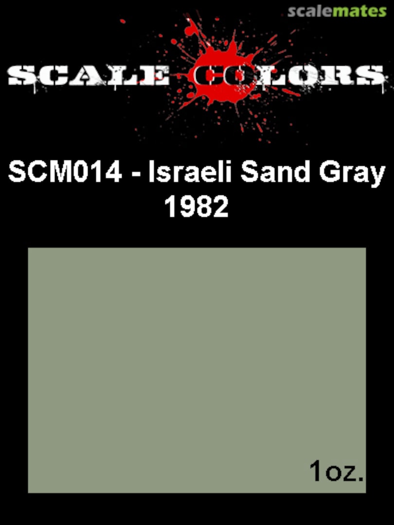 Boxart Israeli Sand Gray 1982 SCM014 Scale Colors