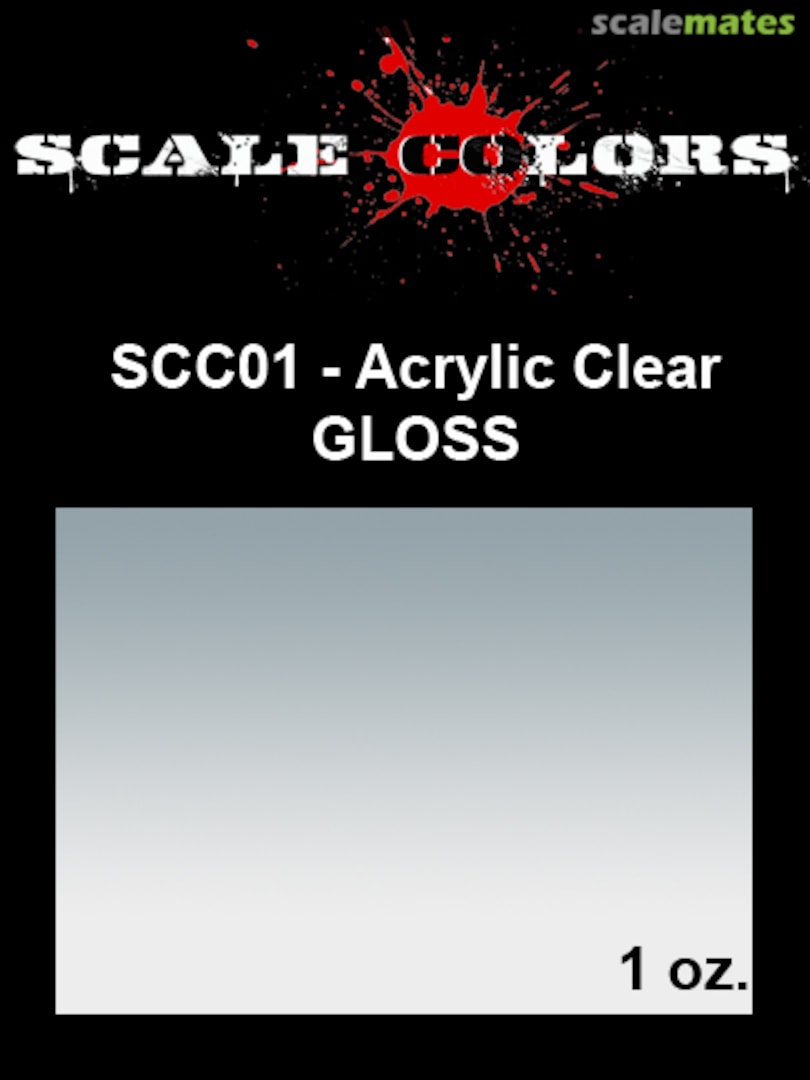 Boxart Acrylic Gloss Clear SCC01 Scale Colors