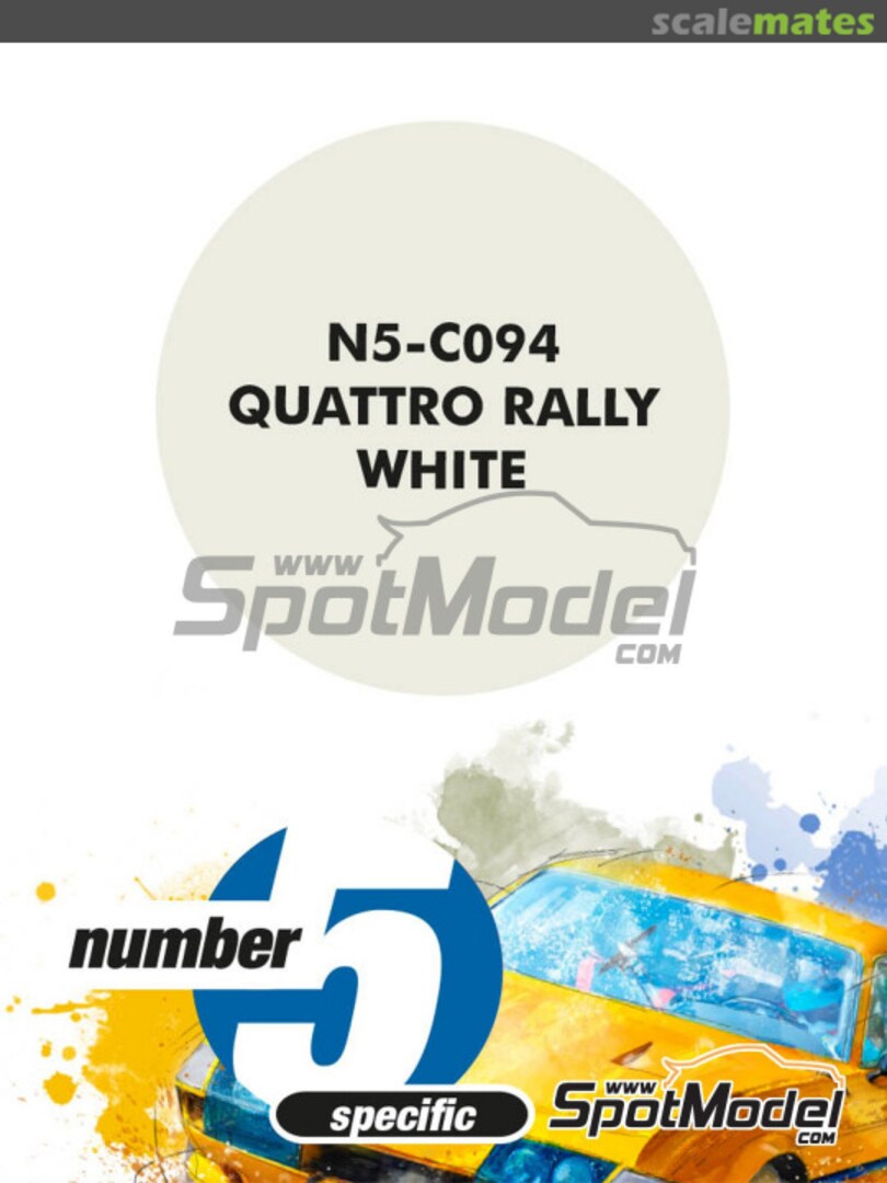 Boxart Quattro Rally White  Number Five