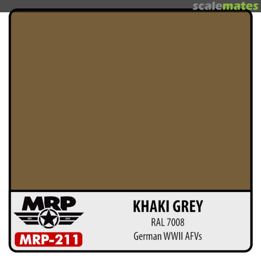 Boxart Khaki Grey – RAL 7008 (German WWII AFV's)  MR.Paint
