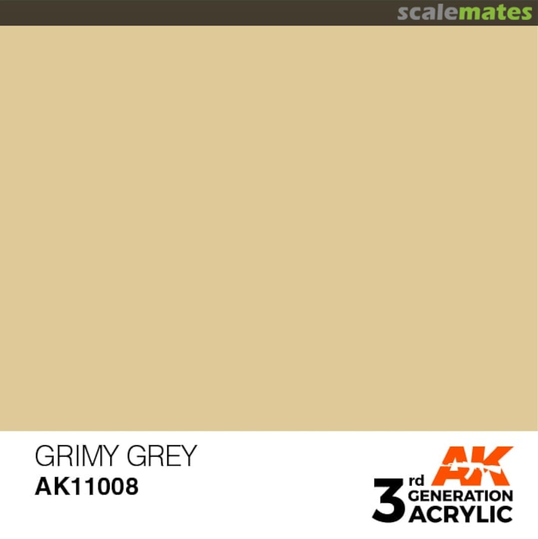 Boxart GRIMY GREY  AK 3rd Generation Acrylic
