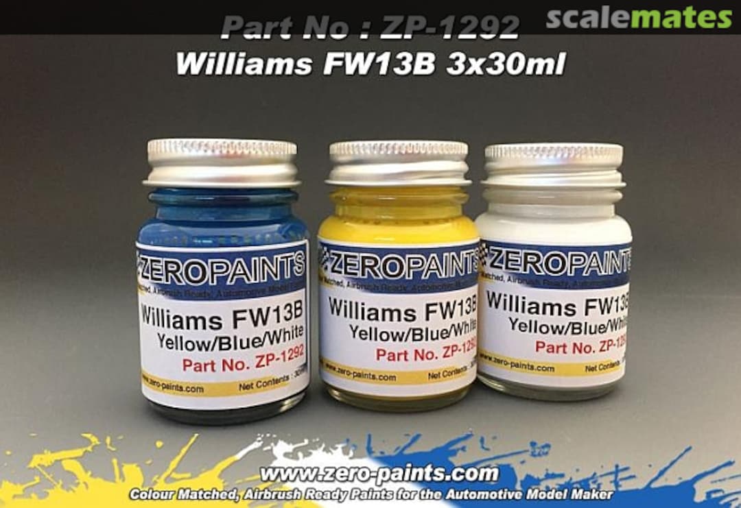 Boxart Williams Renault FW-13B paint set  Zero Paints