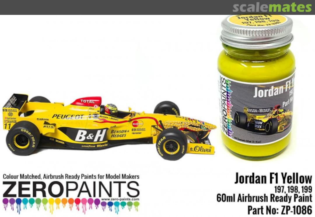 Boxart Jordan F1 Yellow -197,198,199  Zero Paints