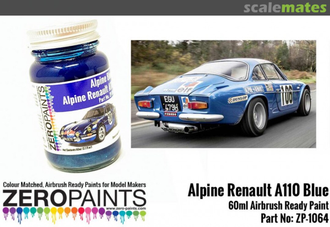 Boxart Alpine Renault A110 Blue  Zero Paints