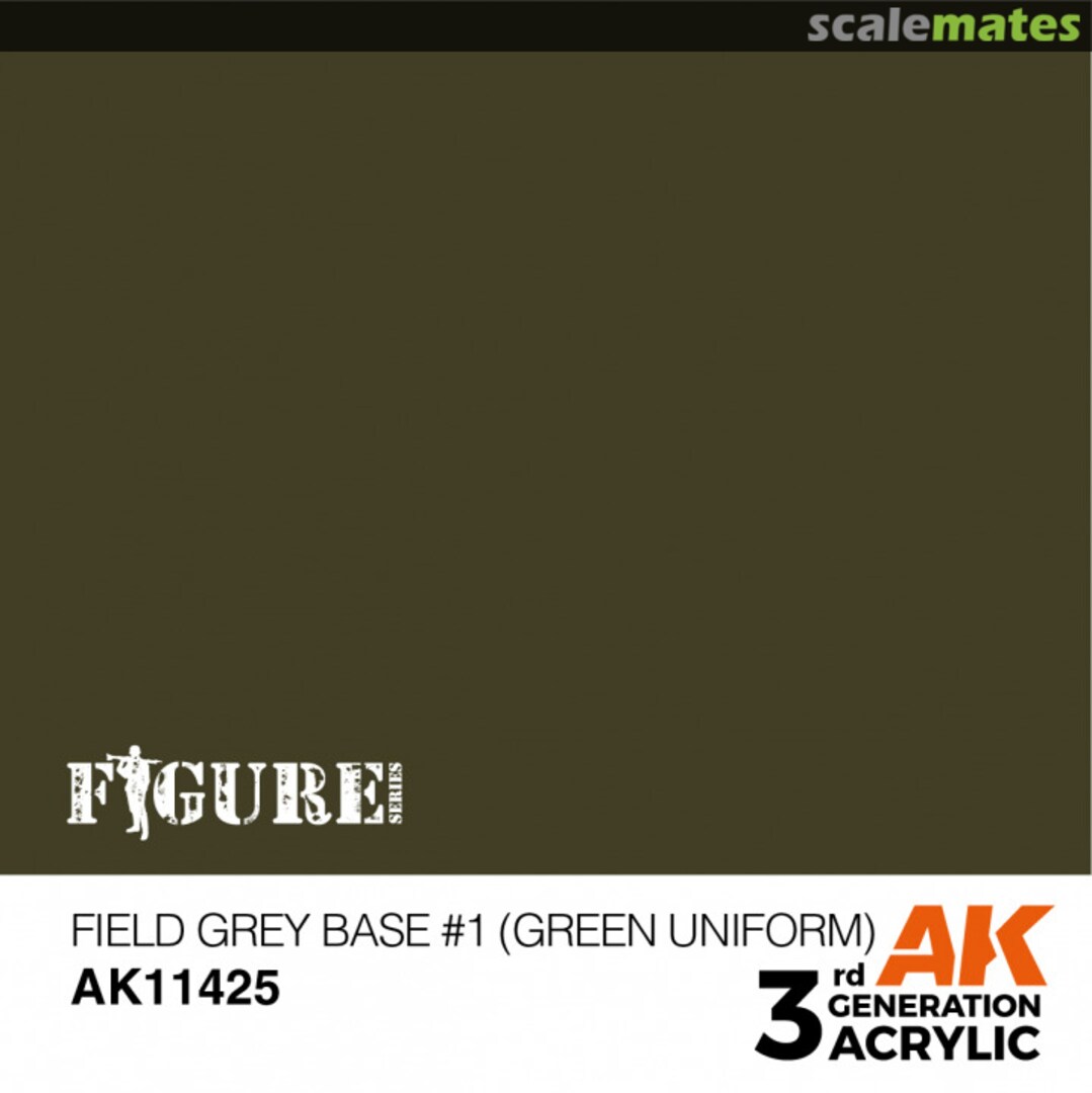 Boxart Field Grey Base #1 (Green Uniform)  AK 3rd Generation - Figure