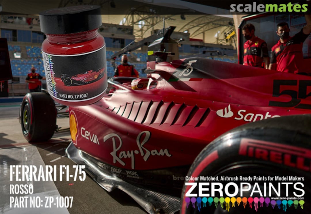 Boxart Ferrari F1-75 Rosso (2022 Formula One)  Zero Paints zp-1065