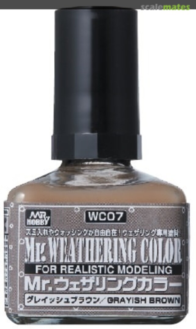 Boxart Mr. Weathering Color - Grayish Brown  Mr. Weathering Color