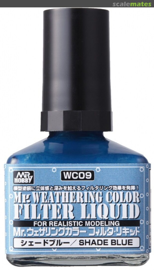 Boxart Mr. Weathering Color - Filter Liquid Shade Blue  Mr. Weathering Color