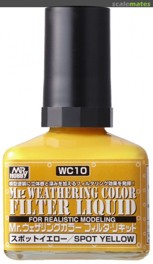 Boxart Mr. Weathering Color - Filter Liquid - Spot Yellow  Mr. Weathering Color