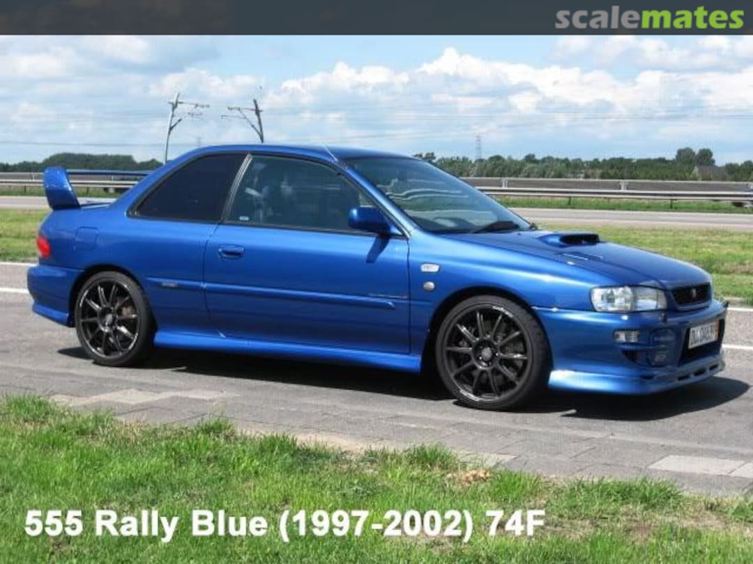 Boxart Subaru 555 Rally Blue (1997-2002) (74F)  Zero Paints