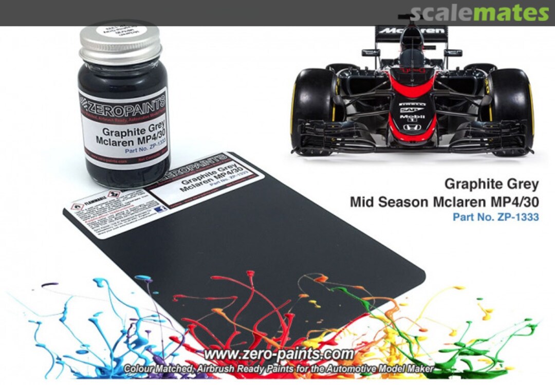 Boxart Mclaren MP4/30 Graphite Grey Mid Season  Zero Paints