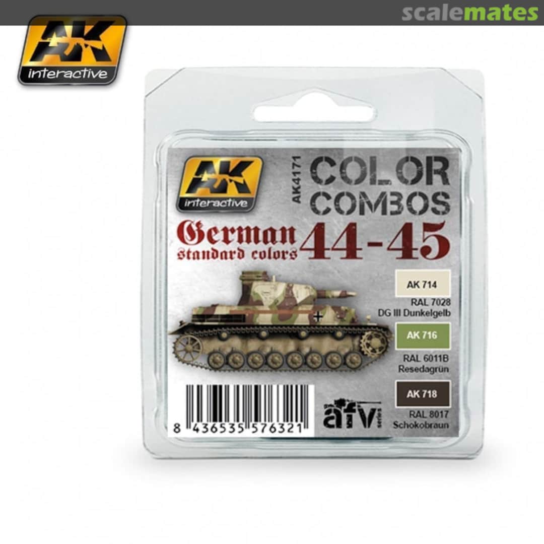 Boxart German Standard Colours 44-45 AK 4171 AK Interactive