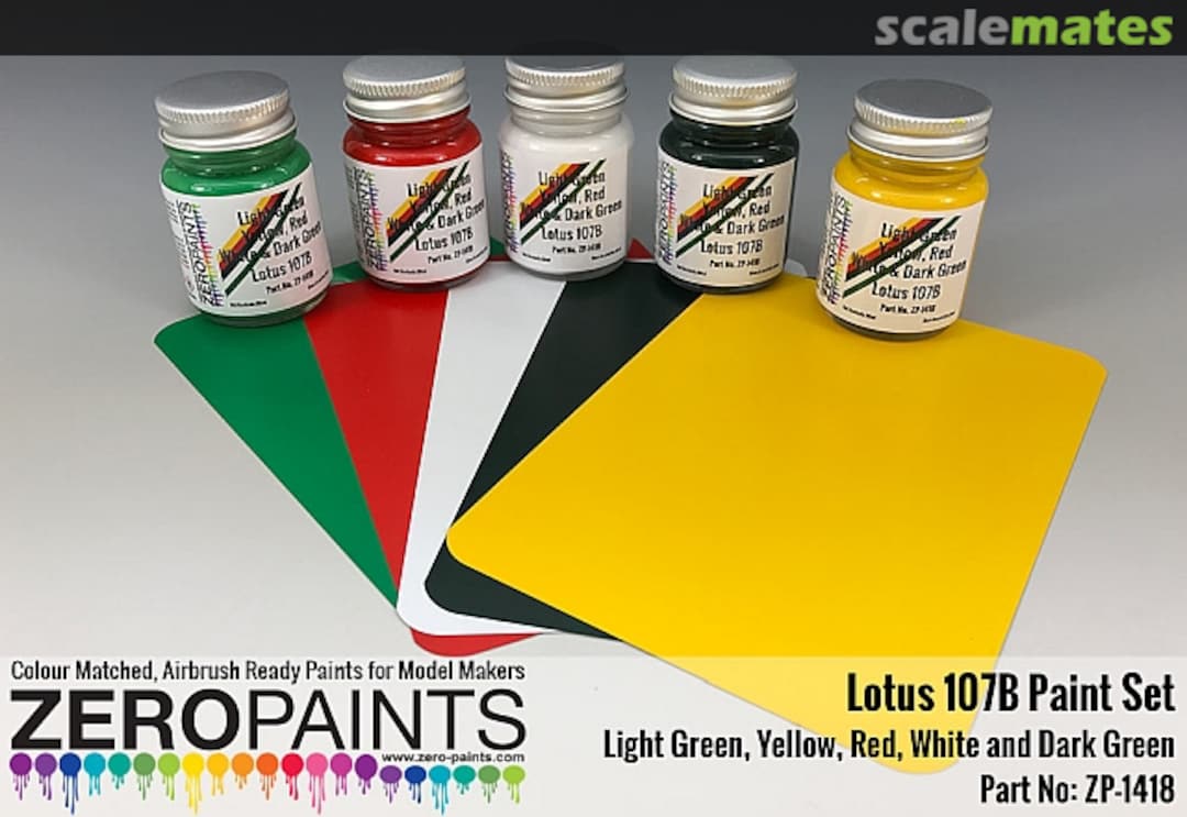 Boxart Lotus 107B Paint set  Zero Paints