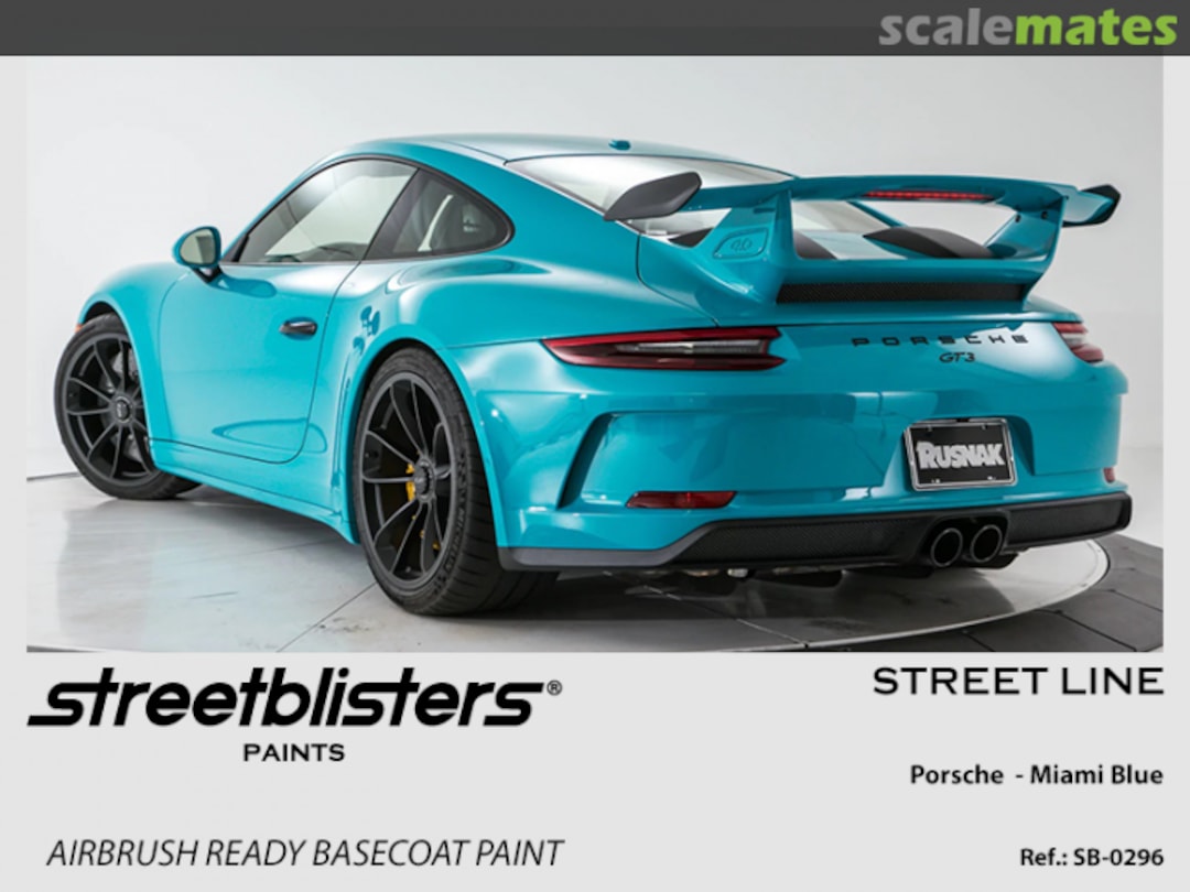 Boxart Porsche Miami Blue  StreetBlisters Paints