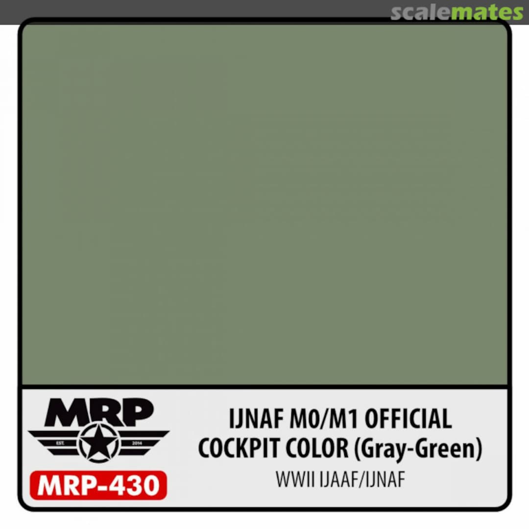 Boxart IJNAF M0/M1 Official Cockpit Color (Gray Green) (WWII)  MR.Paint