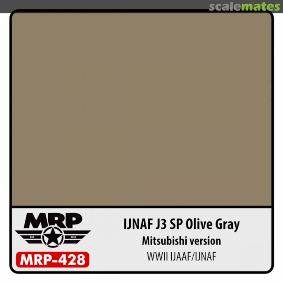 Boxart IJNAF J3 SP Olive Gray (Mitsubishi Special Paint) (WWII)  MR.Paint