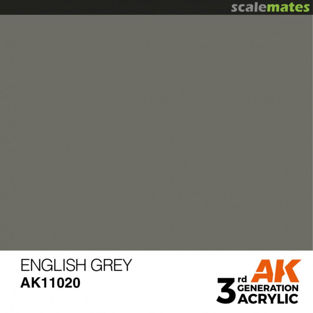 Boxart English Grey - Standard  AK 3rd Generation - General