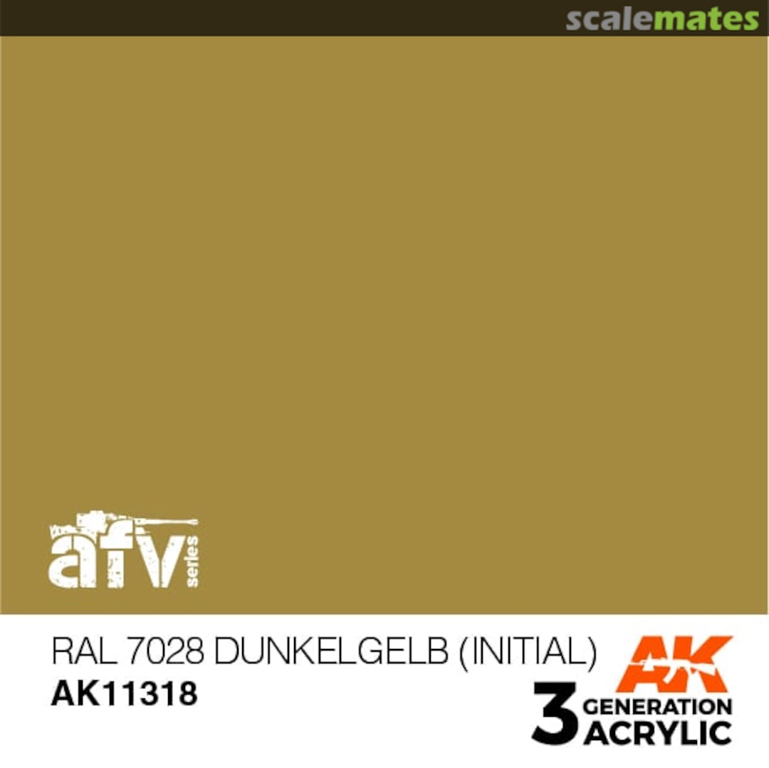 Boxart RAL 7028 Dunkelgelb (Initial)  AK 3rd Generation - AFV