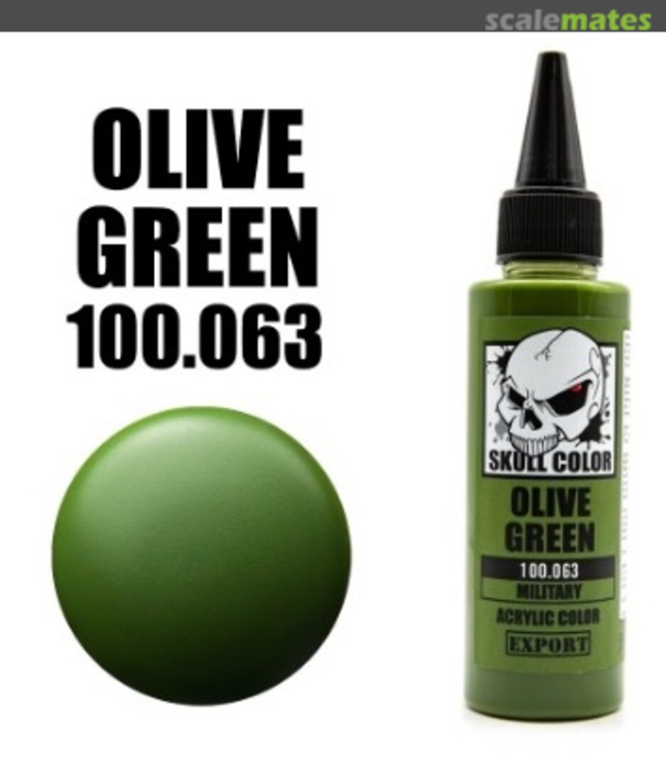 Boxart Olive Green 063 Skull Color Military