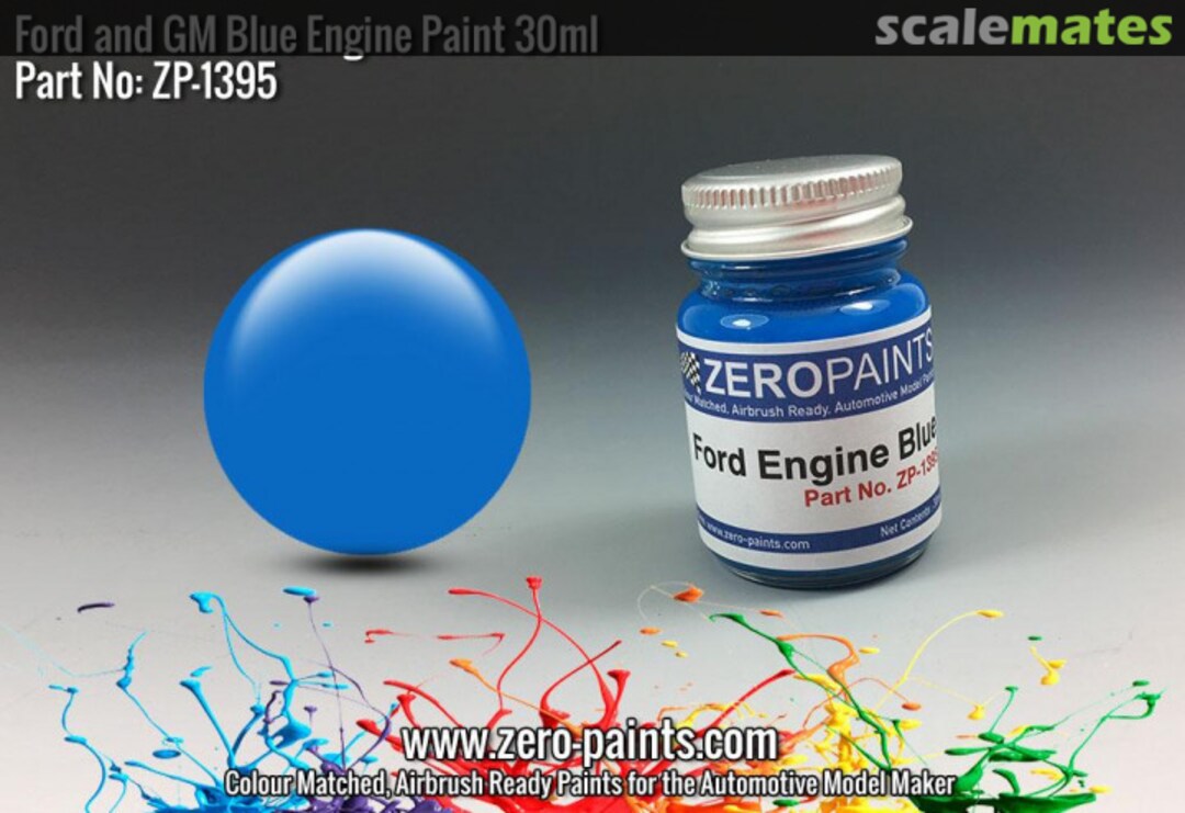 Boxart Ford/GM Engine Blue  Zero Paints