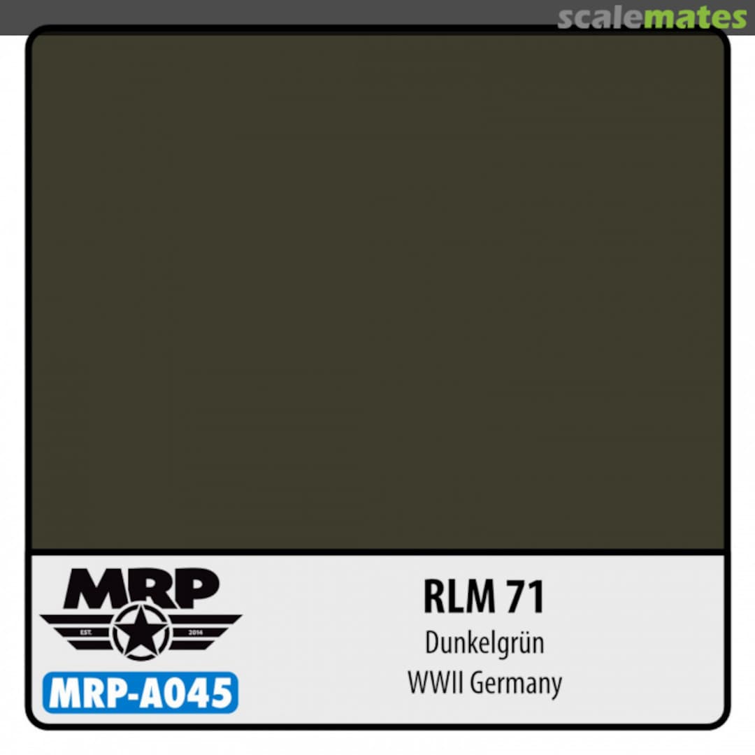 Boxart RLM 71 Dunkelgrun - WWII Germany  MR.Paint