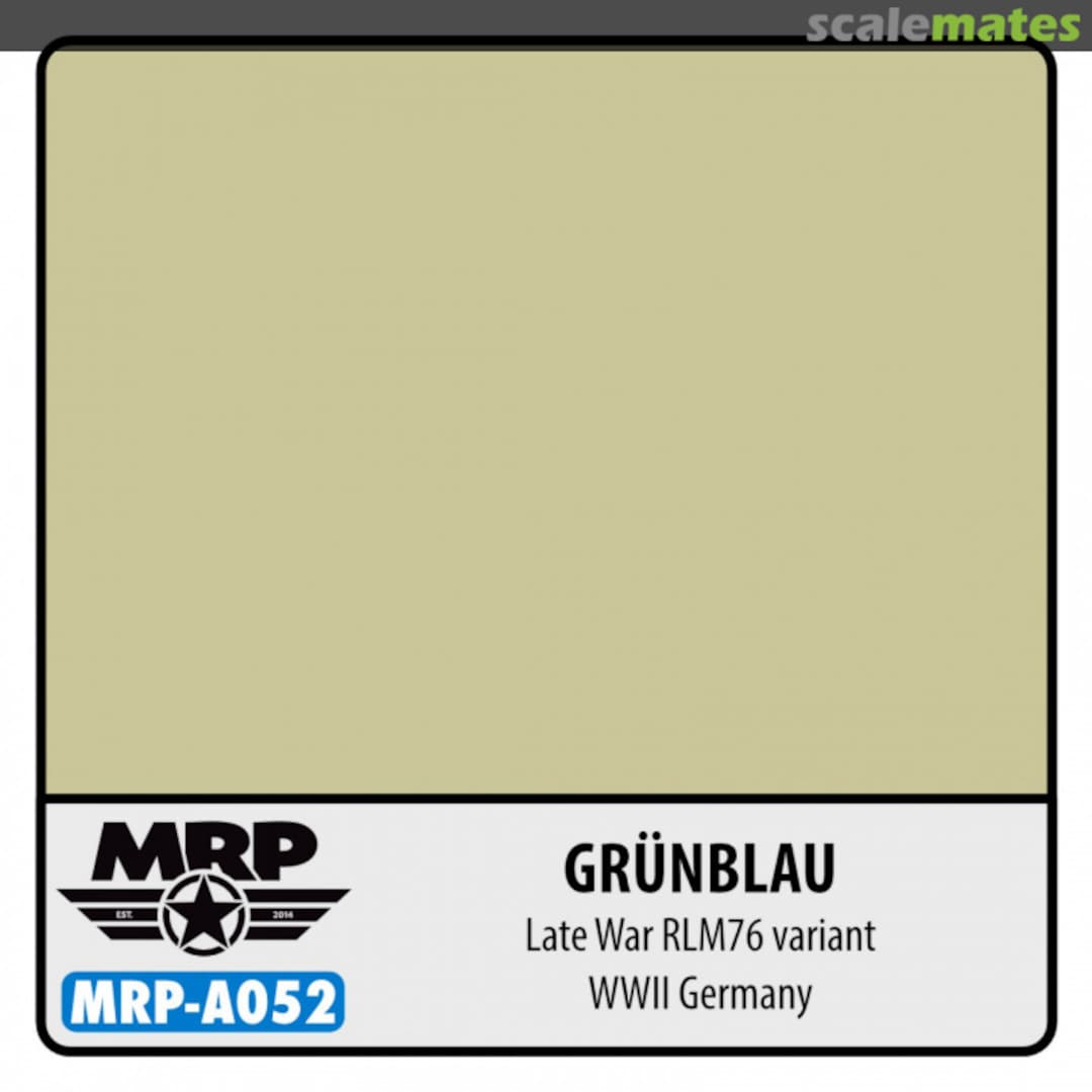 Boxart RLM 76 Grunblau late war variant - WWII Germany  MR.Paint
