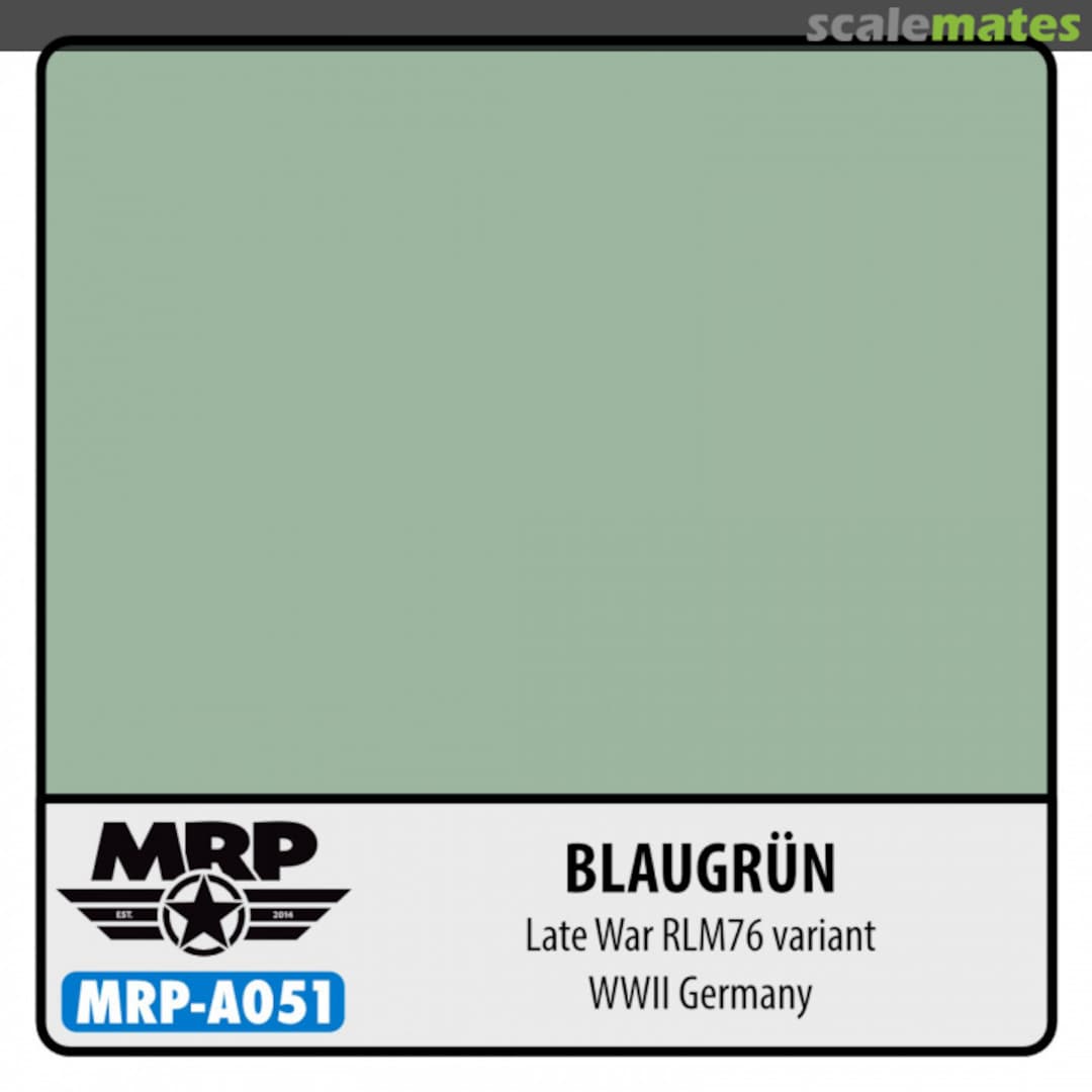 Boxart RLM 76 Blaugrun late war variant - WWII Germany  MR.Paint