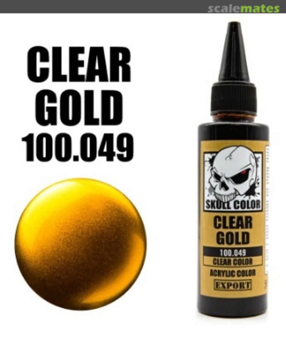 Boxart Clear Gold 049 Skull Color Clear