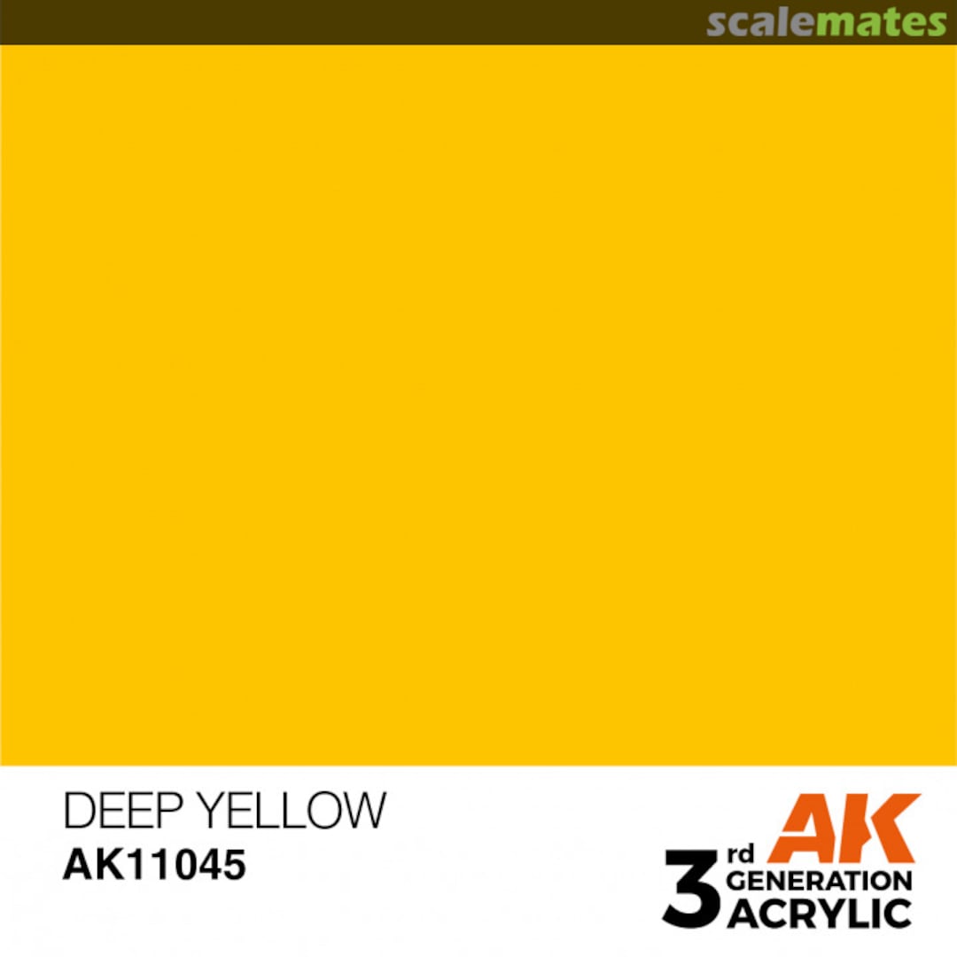 Boxart Deep Yellow - Intense  AK 3rd Generation - General