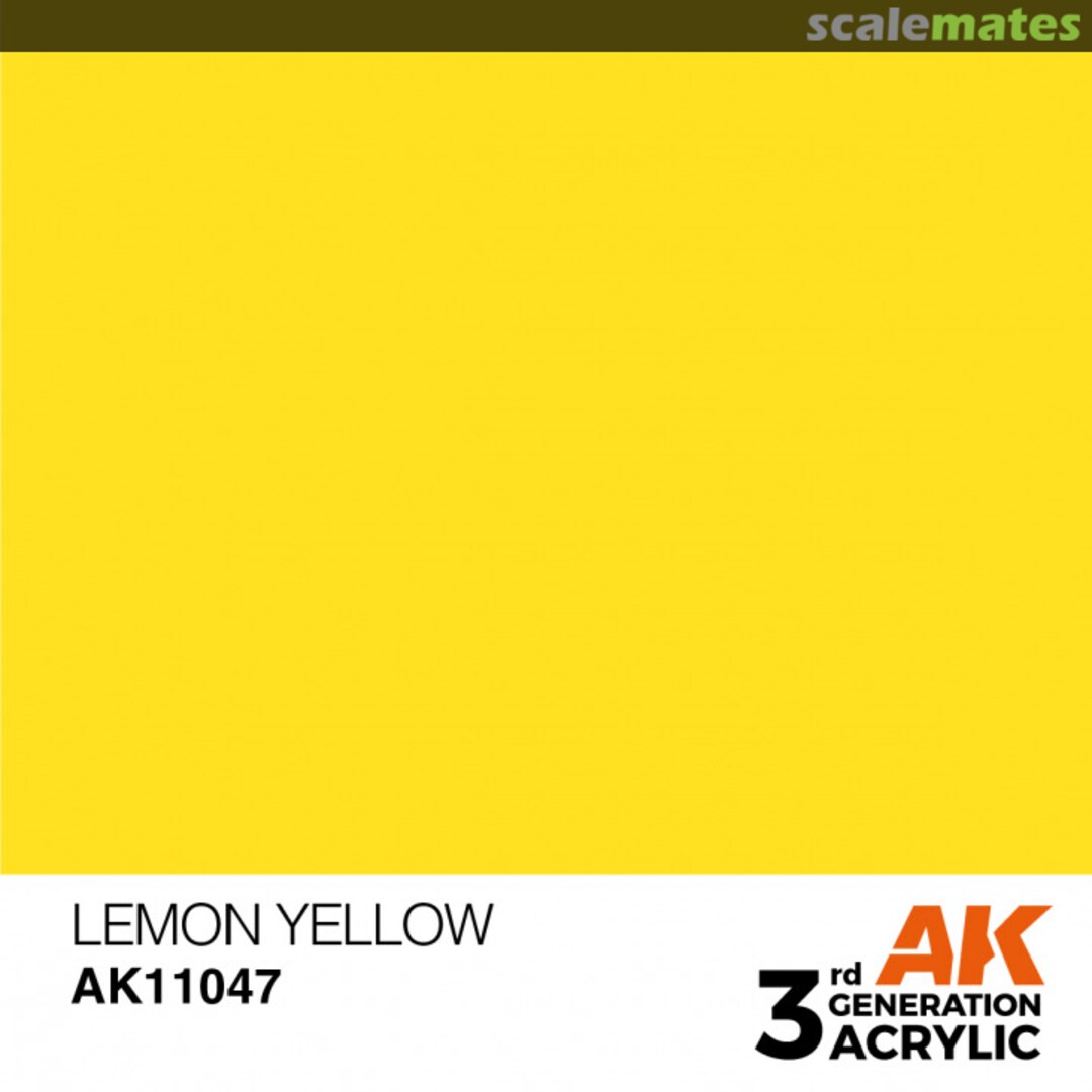 Boxart Lemon Yellow - Standard  AK 3rd Generation - General