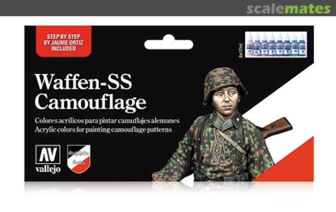 Boxart Waffen-SS Camouflage 70.180 Vallejo Model Color