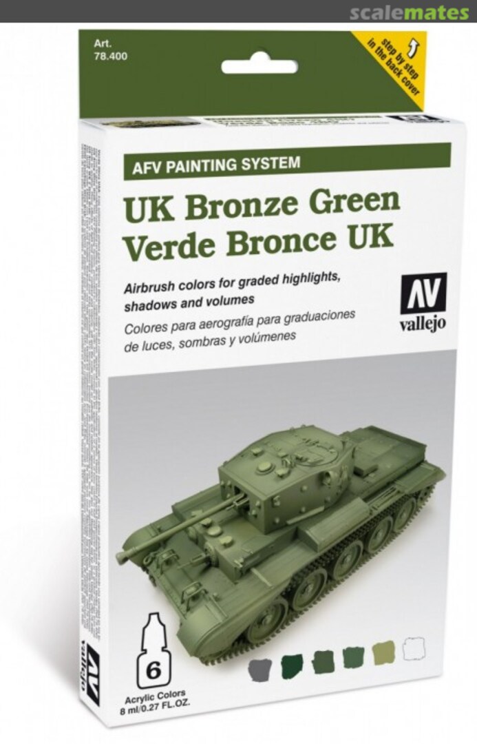 Boxart UK Bronze Green 78.407 Vallejo Model Air
