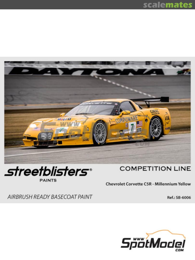 Boxart Chevrolet Millennium Yellow (C5R from 2000 to 2007)  StreetBlisters Paints