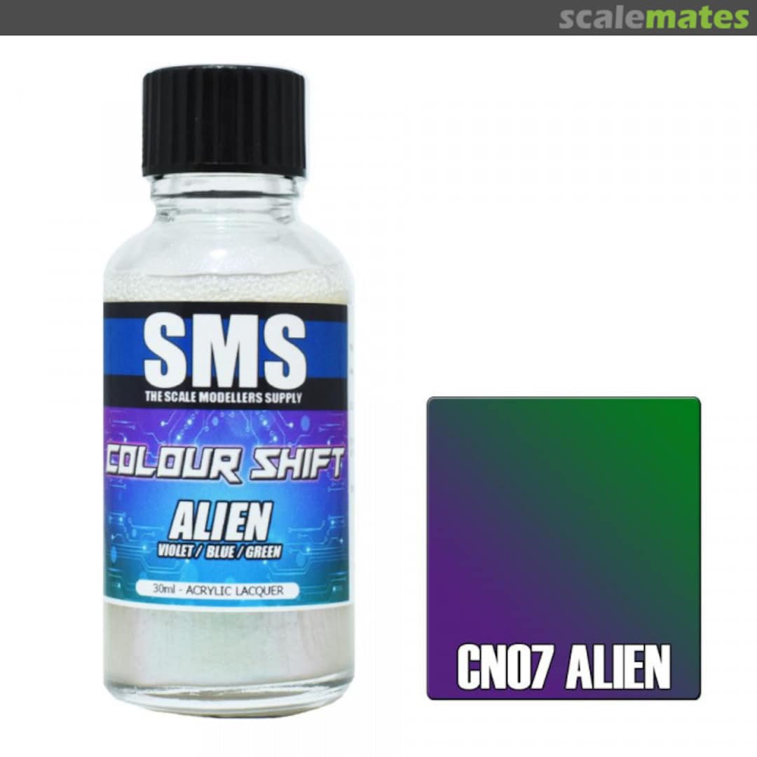 Boxart Colour Shift - ALIEN (VIOLET/BLUE/GREEN) CN07 SMS