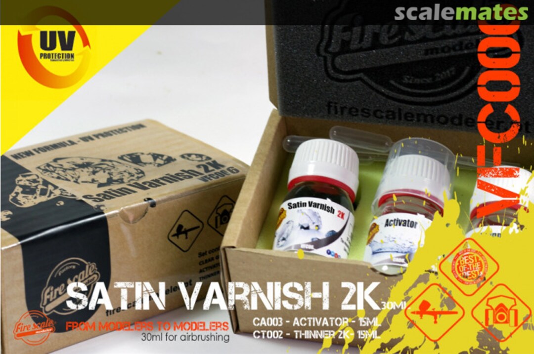 Boxart Satin Varnish 2K  Fire Scale Colors