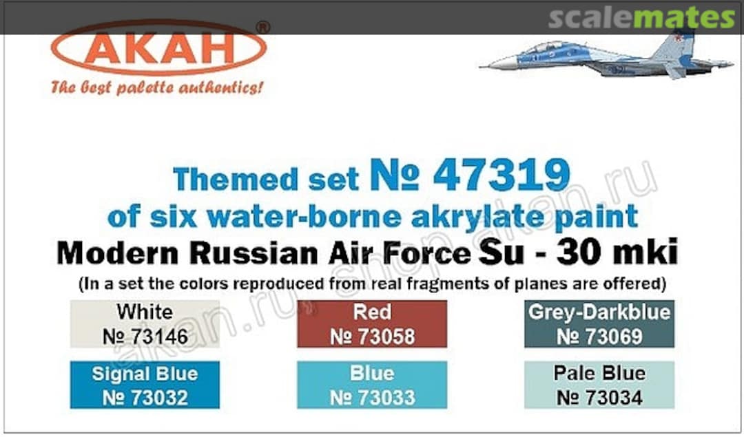 Boxart Modern Russian aviation: Su-30 MKI  Akah