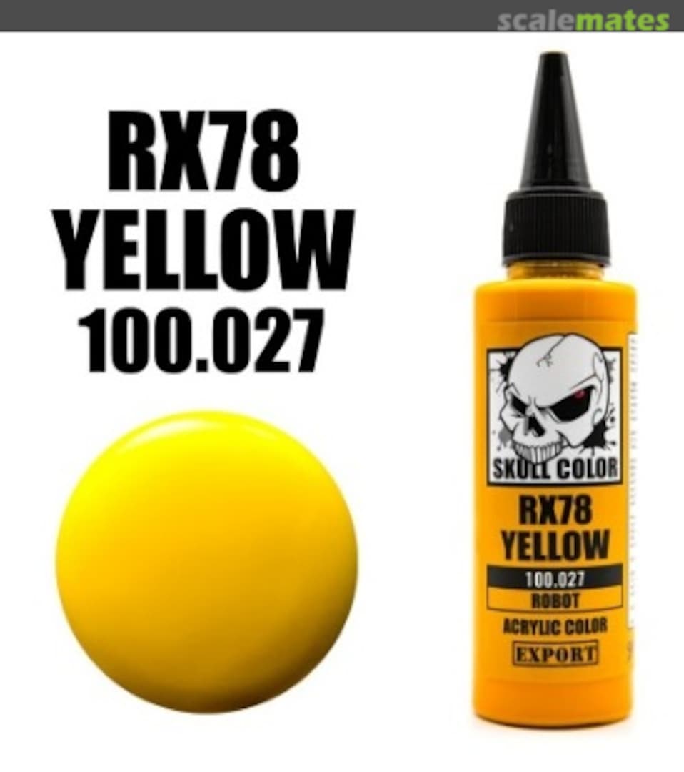 Boxart RX78 Yellow 027 Skull Color Robot
