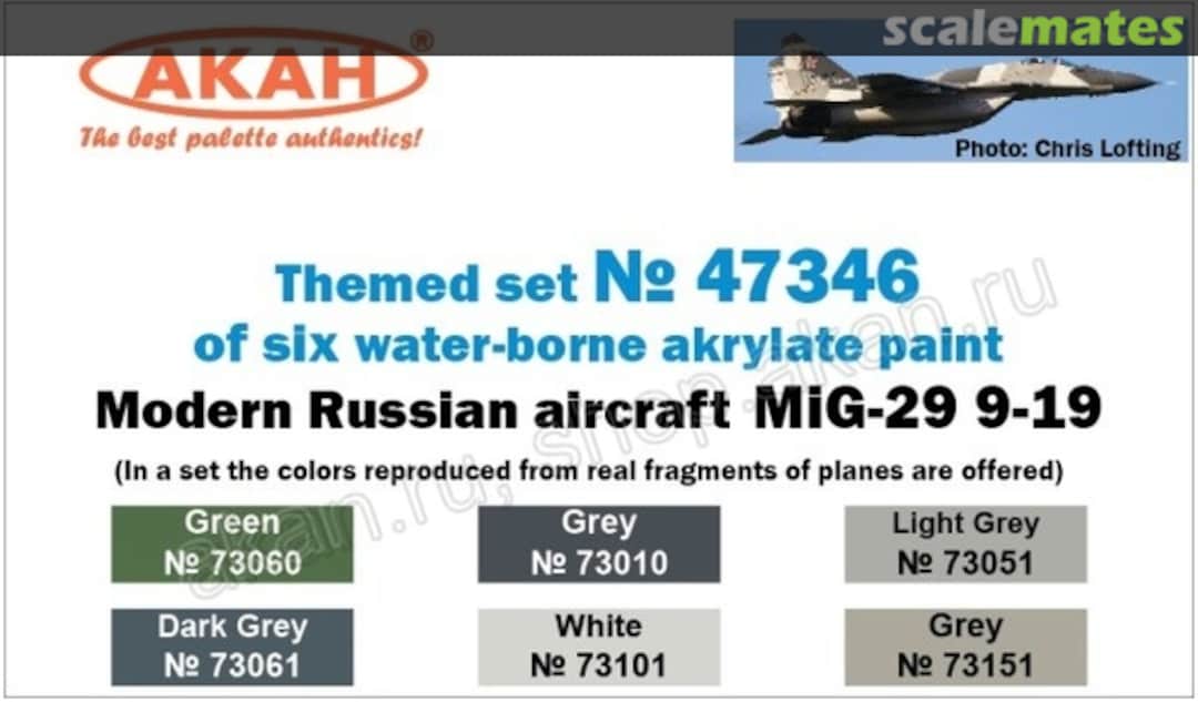 Boxart Modern Russian aircraft - MiG-29 9-19  Akah
